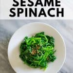 sesame spinach pinterest image