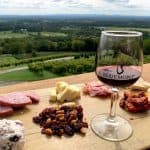 Bluemont wine, cheese and charcuterie board