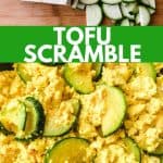 vegan tofu scramble pinterest pin 3